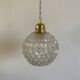 Vintage glass globe lamp