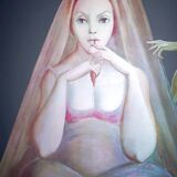 Leonor Fini * 'The voice of evil' * 'La voix du mal' * 1976 * signed