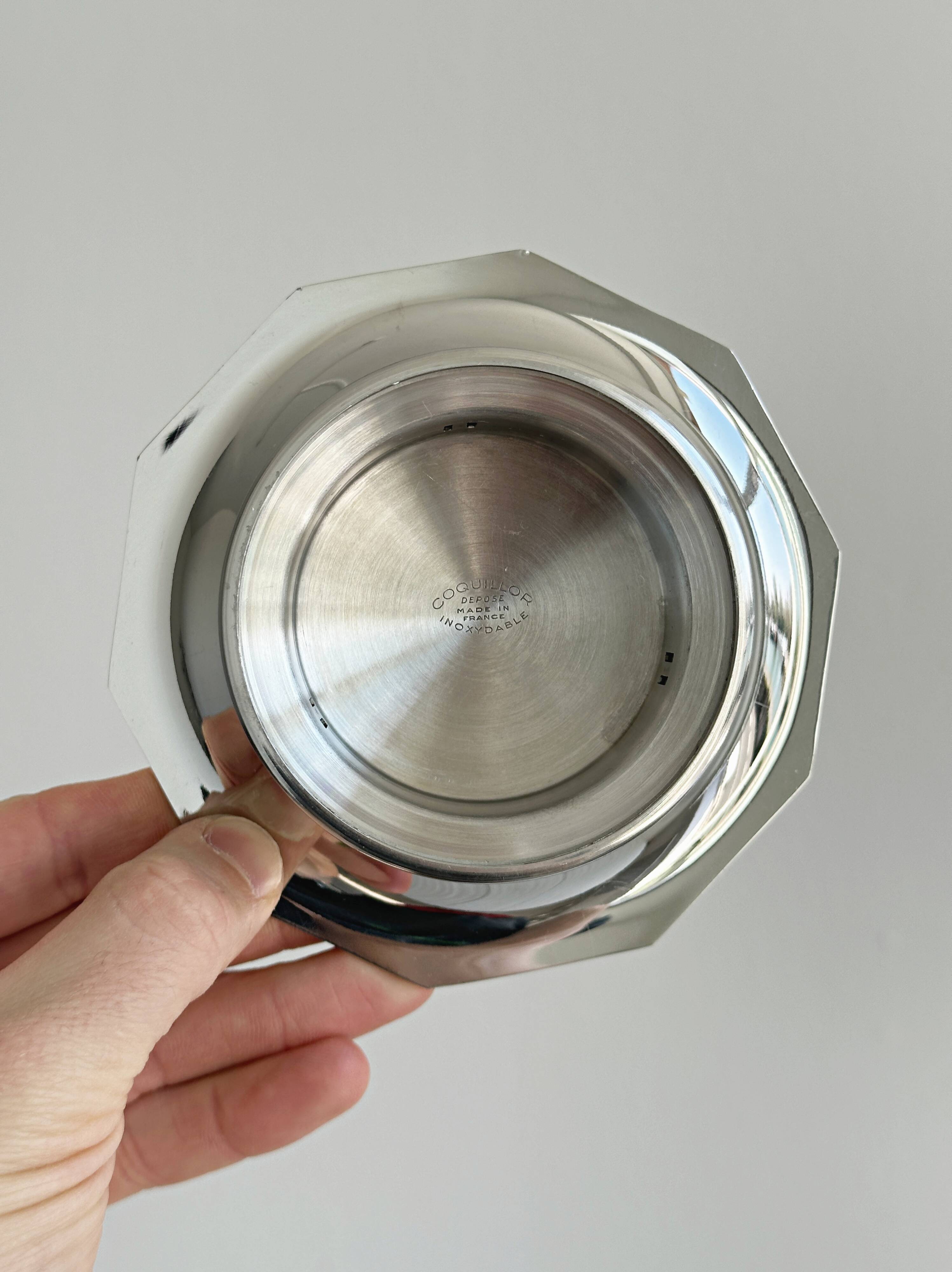 Metal shell butter dish