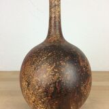 Ceramic ball vase signed Gerhard Liebenthron, 70s