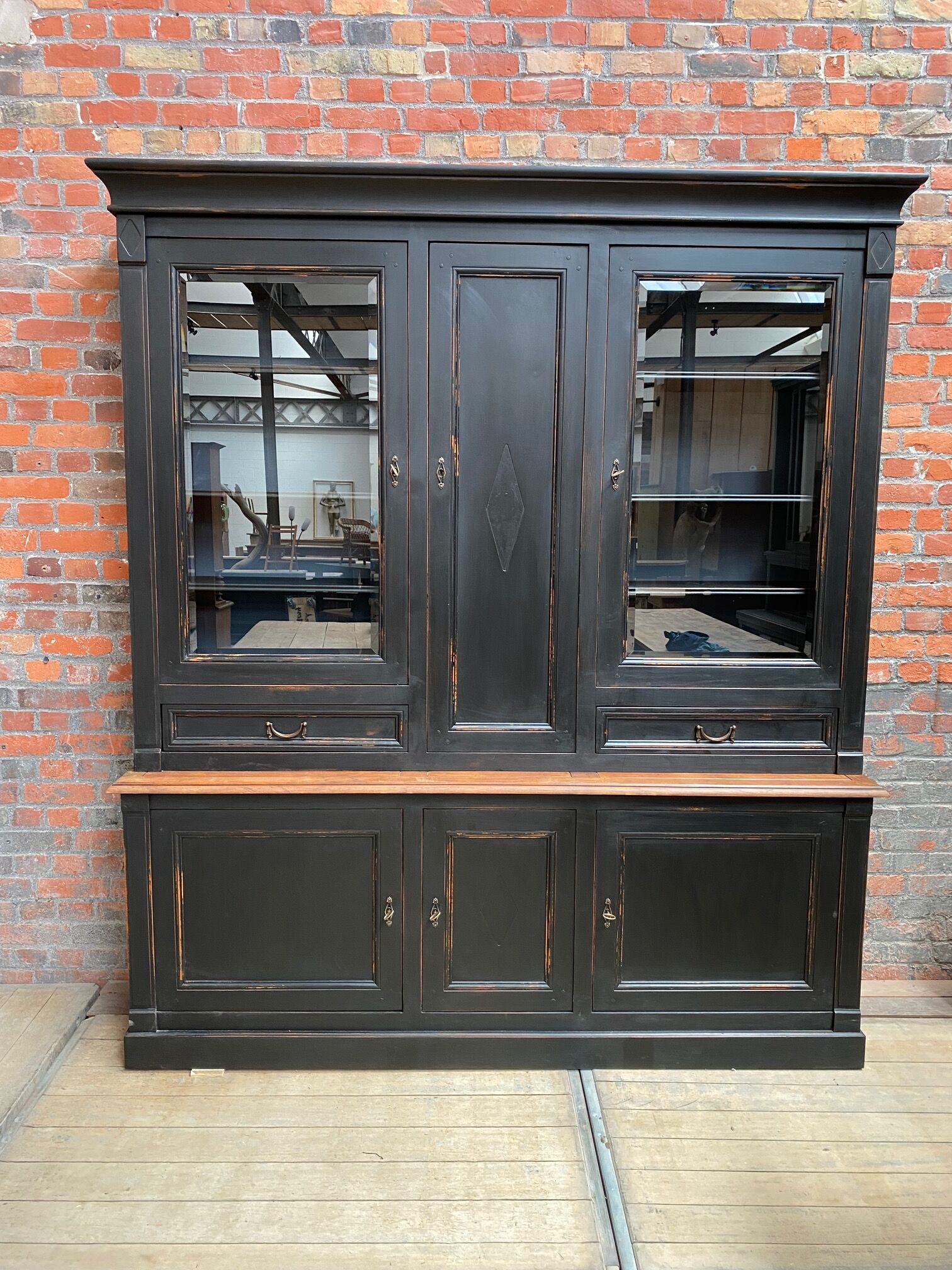 Patinated cherry furniture