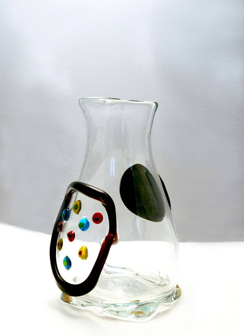Fulvio Bianconi 'Spring' vase for Mazzega Murano, 1970s