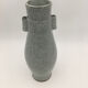Gray vase HU shape cracked ceramic China