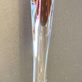 Flared cup in bubbled Murano crystal