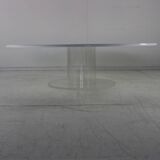 Very impressive Dutch design large coffee table in acrylic