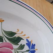Assiette de service ovale saint amand