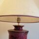Living room lamp on column