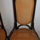 Lot of 4 thonet chairs no. 17 of the 70s
