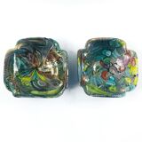 Pair of Tutti Frutti Murano Glass Bowls by Dino Martens, Italy, 1950s