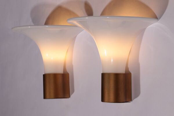 Applique Murale Mandarin par Michael Bang pour Holmegaard, 1980s