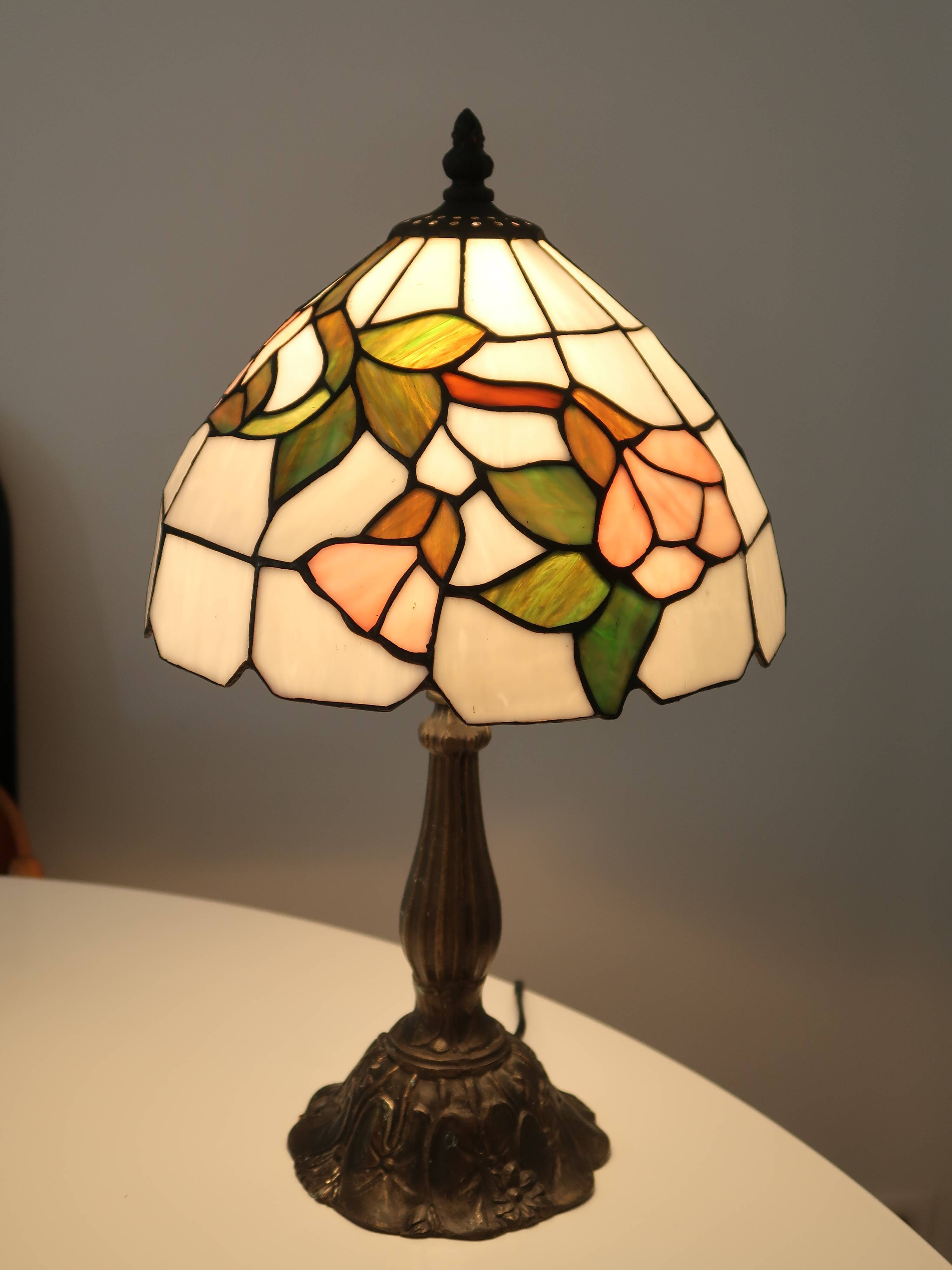Pink Tiffany lamp