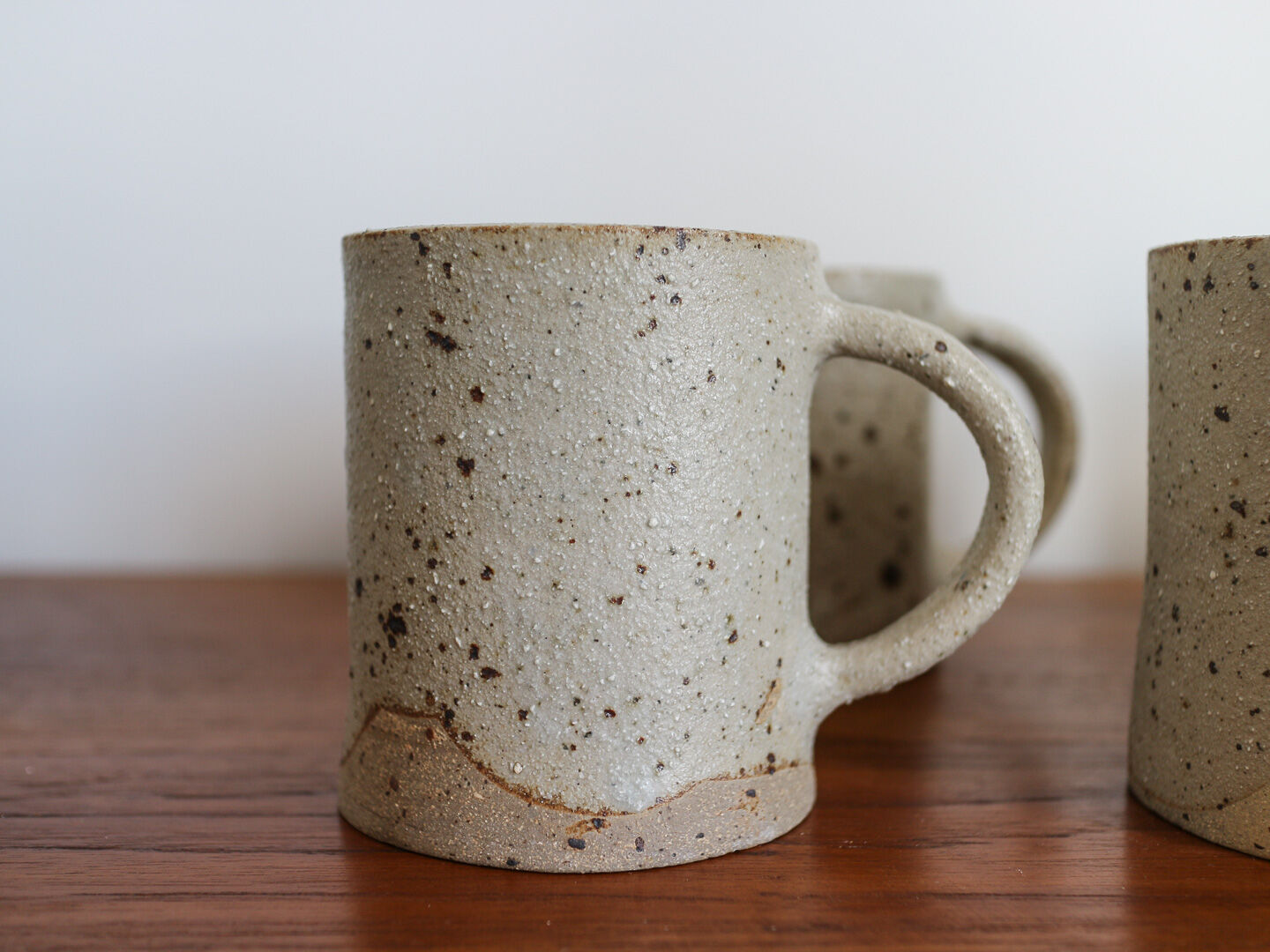 Grey sandstone mugs