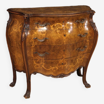 Commode italienne marquetée du 20ème siècle