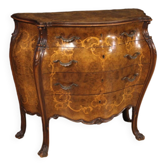 Commode italienne marquetée du 20ème siècle