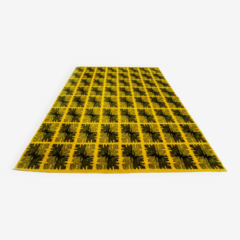 Vintage Scandinavian short pile rug by Højer Export, 295 x 200 cm (116 x 79 in)