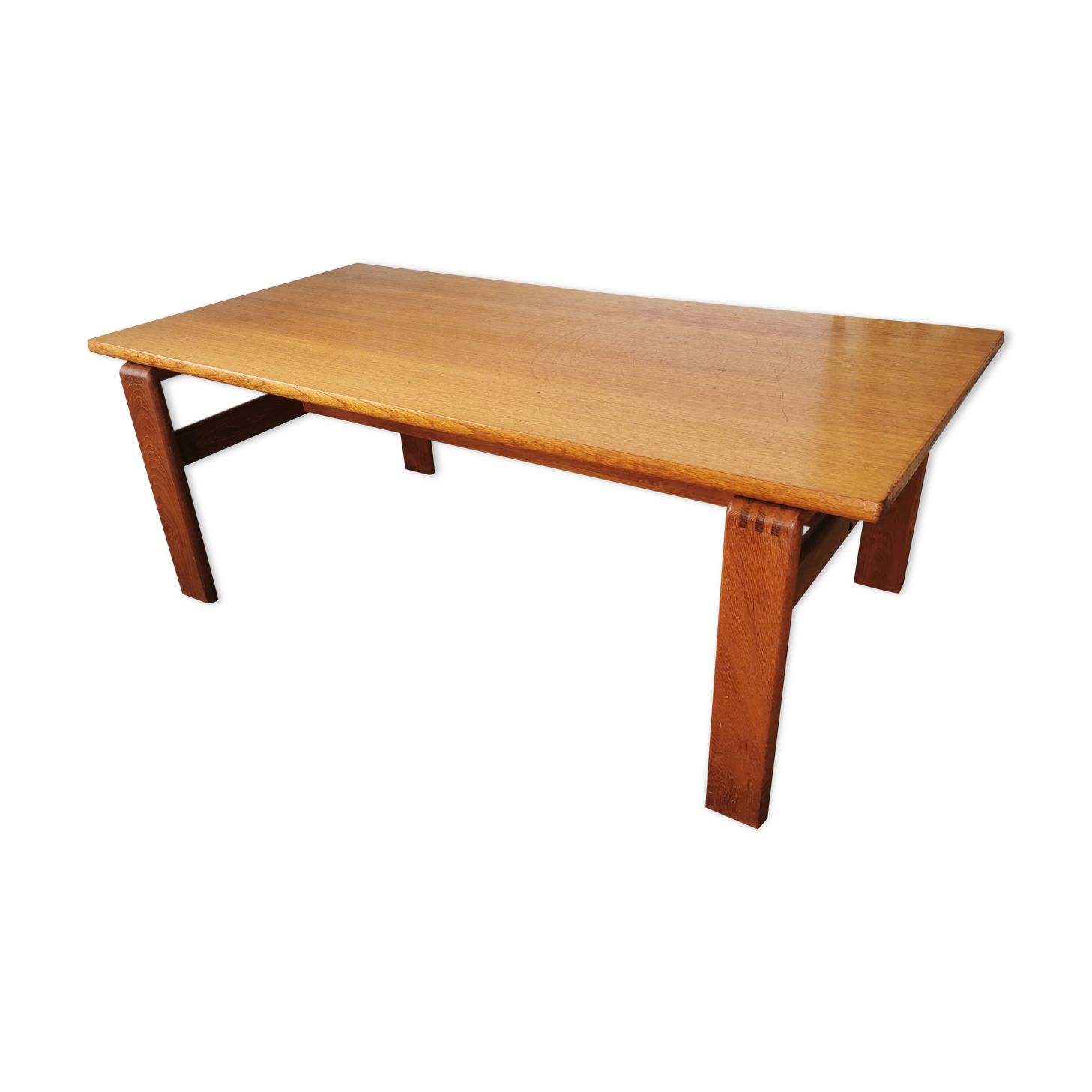 Scandinavian style teak coffee table
