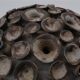 Sculpture « champignon » en céramique organique signée EL, Belgique, années 1960