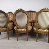 Lounge armchairs bench medallion