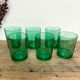 6 verres vintage “Huile Lesieur “