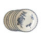 Set de 6 assiettes Sarreguemines terre de fer modèle Carmen