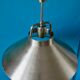 Brass pendant light by Frits Schlegel for LYFA Denmark 1967