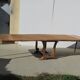 Art Deco table, cradle foot, opening, up to 18 people