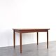Table à manger extensible en teck danois des années 1960.