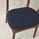 Pair of solid teak dining chairs, Denmark 1960s