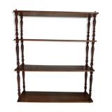 Walnut wall shelf