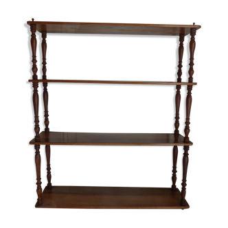 Walnut wall shelf