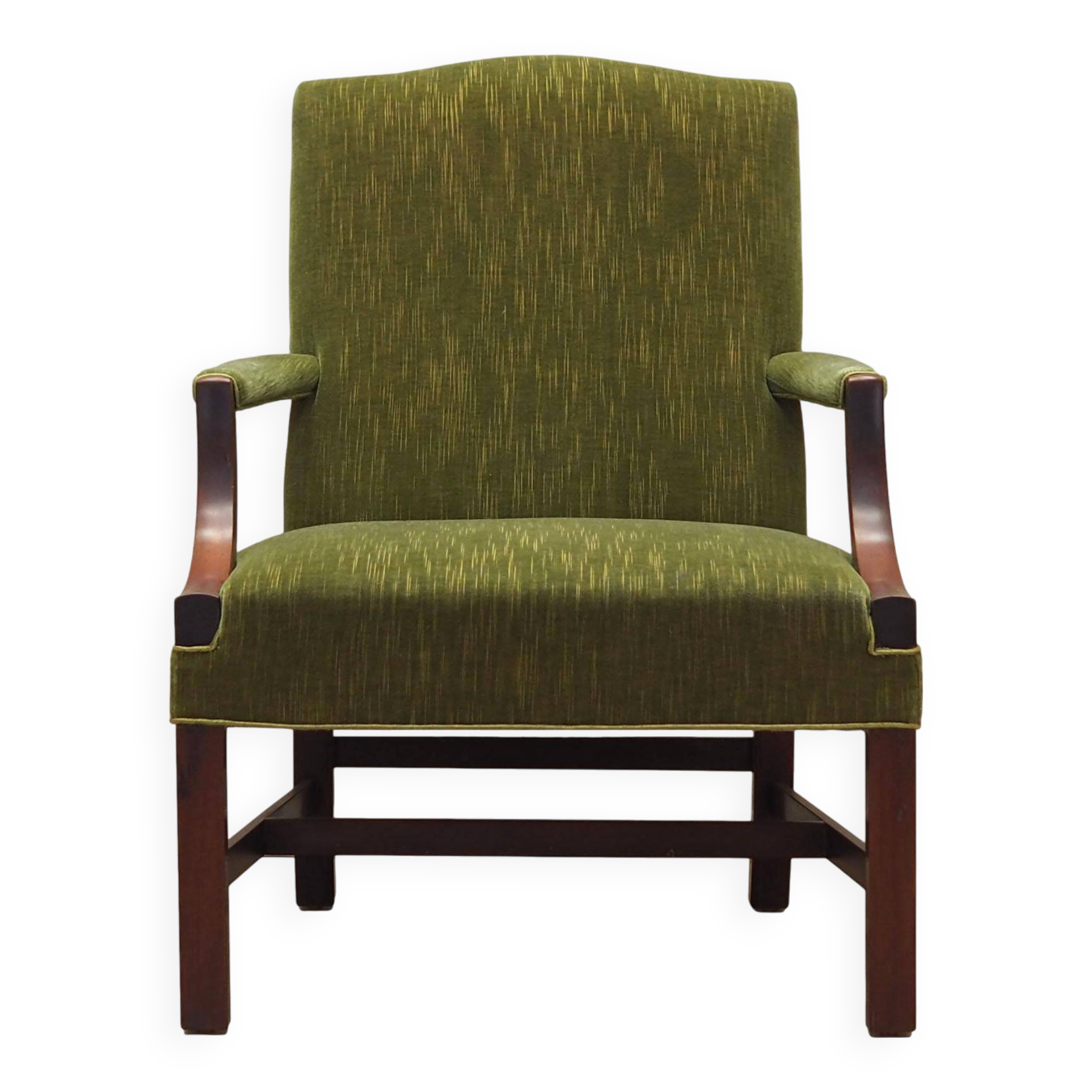 Fauteuil en acajou, design danois, années 1970, production : Danemark