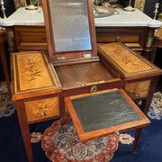 18th-century hairdresser with Louis XVI marquetry decoration.