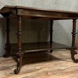 Table office Transition ( Louis XV-Louis XVI ) in mahogany around 1850