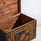 Antique chest painted in pine wood – China, around 1900