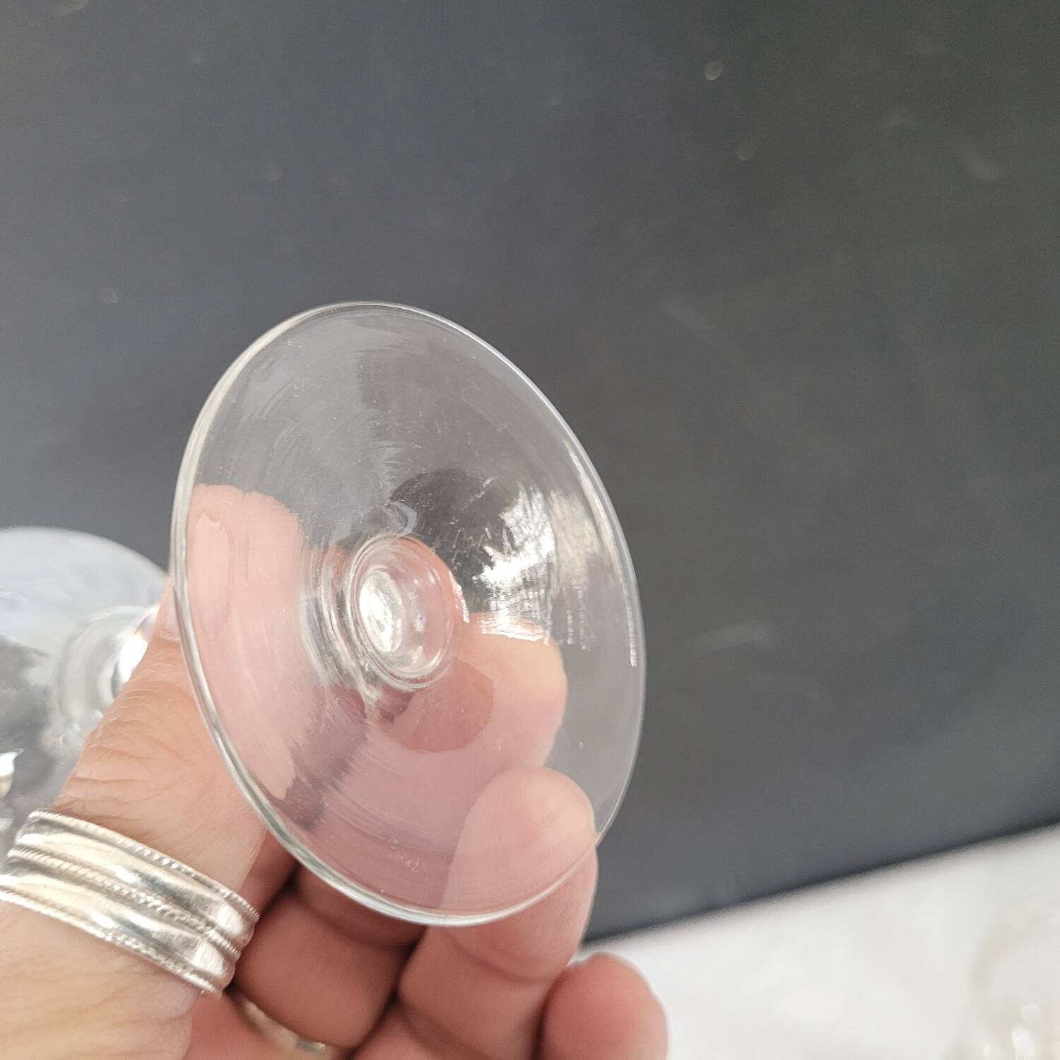 Verres à apéritif gravés soufflés – fin XIXᵉ / début XXᵉ siècle