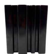 Angelo Mangiarotti, Space age brown ceramic vase, Fratelli Brambilla Italy ca. 1968