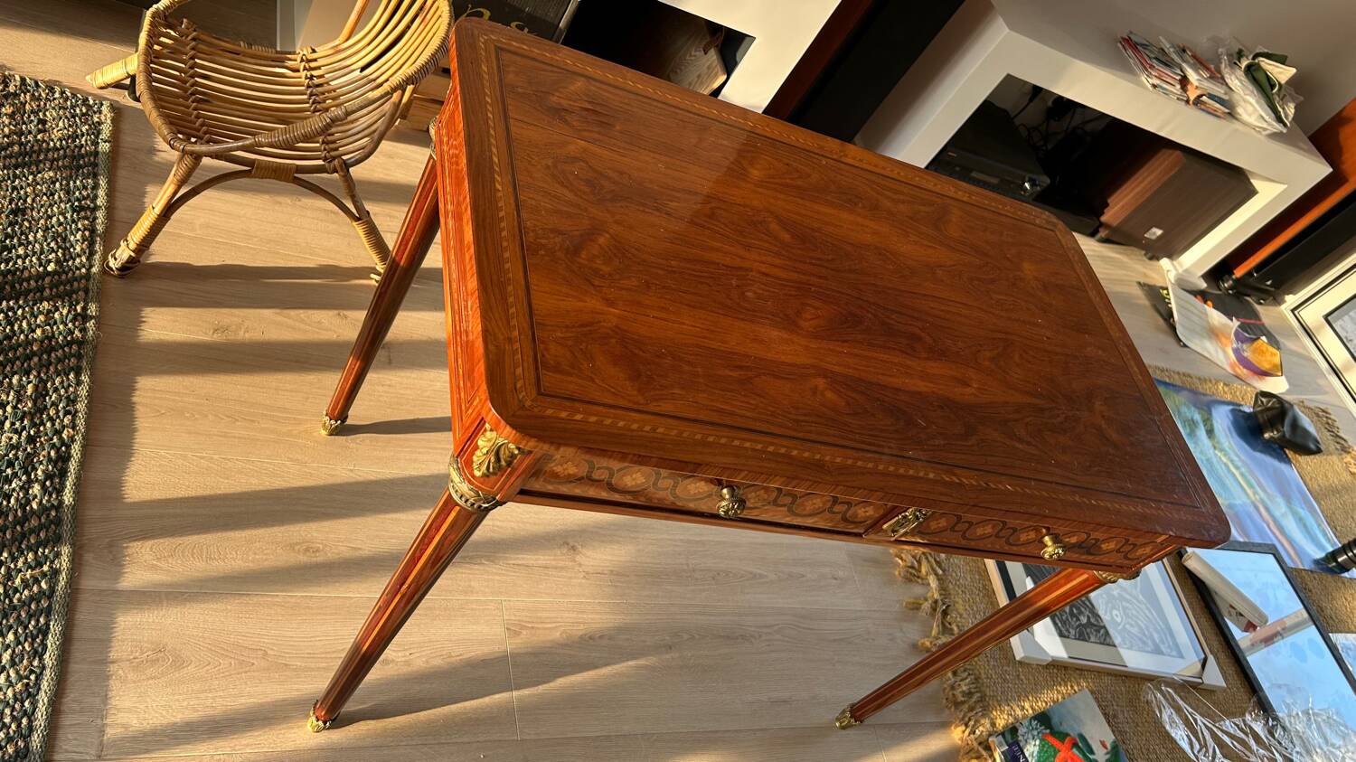 Marquetry desk