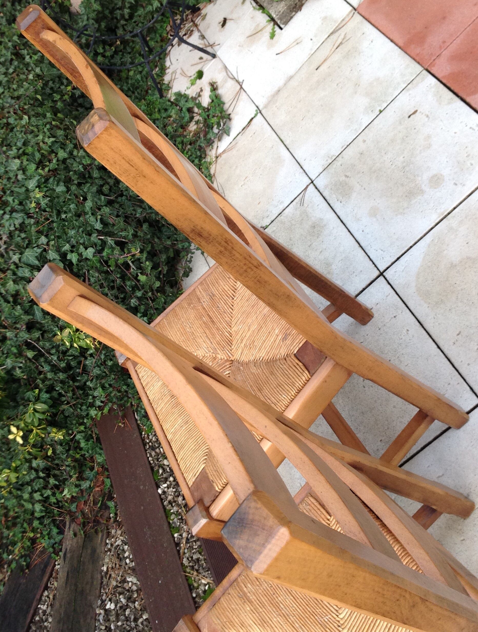 Pair of mulched / vintage chairs 60s-70s