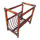 Vintage porte revues bambou osier