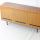 Modernist Belgian sideboard in maple, 1960s