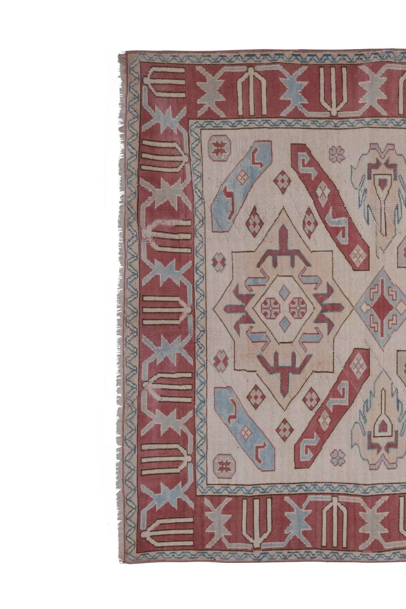 Vintage Turkish Oushak rug 175x257 cm
