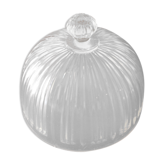 Petite cloche à fromages verre épais - vintage