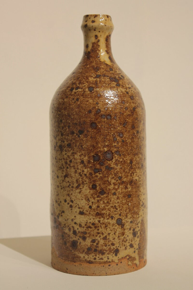 Pyrite stone bottle vase by Gustave Tiffoche