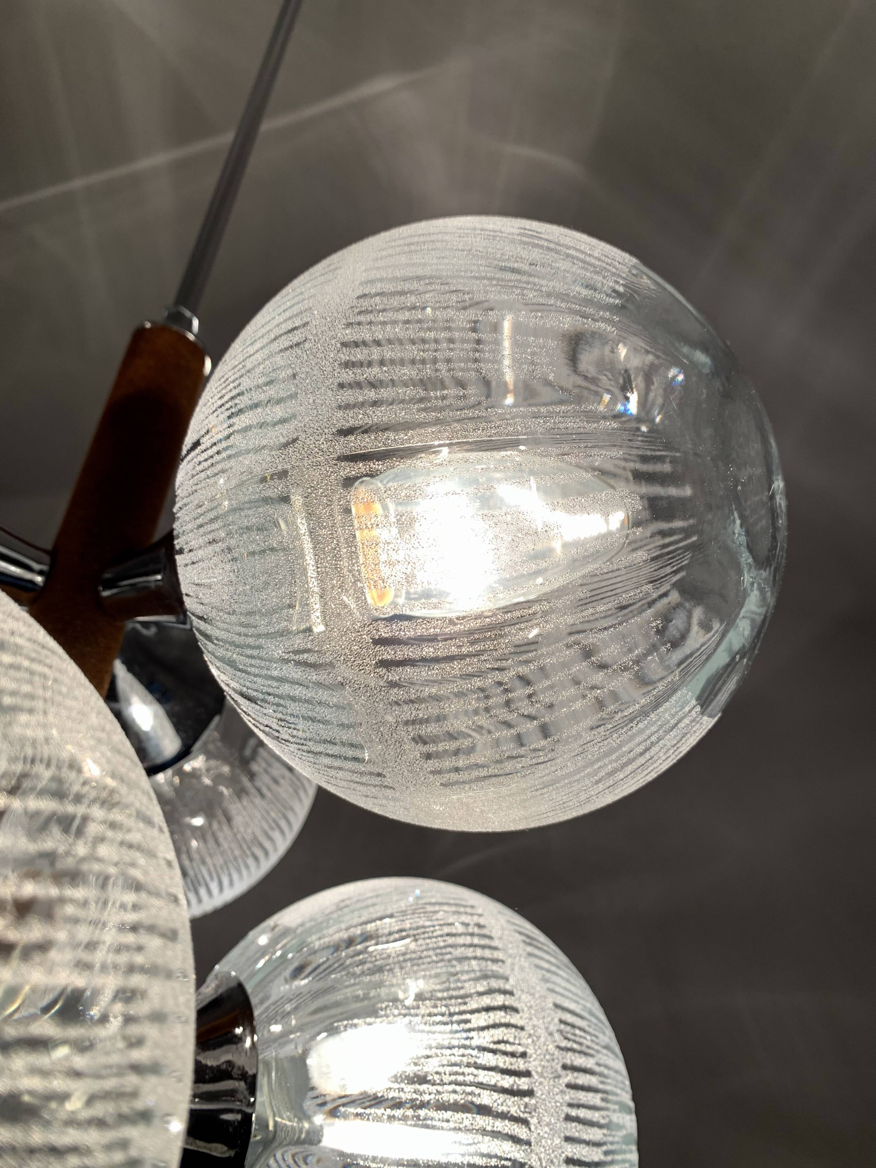 Lustre Spoutnik en cristal