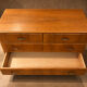 Blonde wood commode France circa 1960