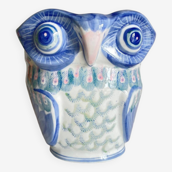 Vintage CHINESE Porcelain Owl PLANTER