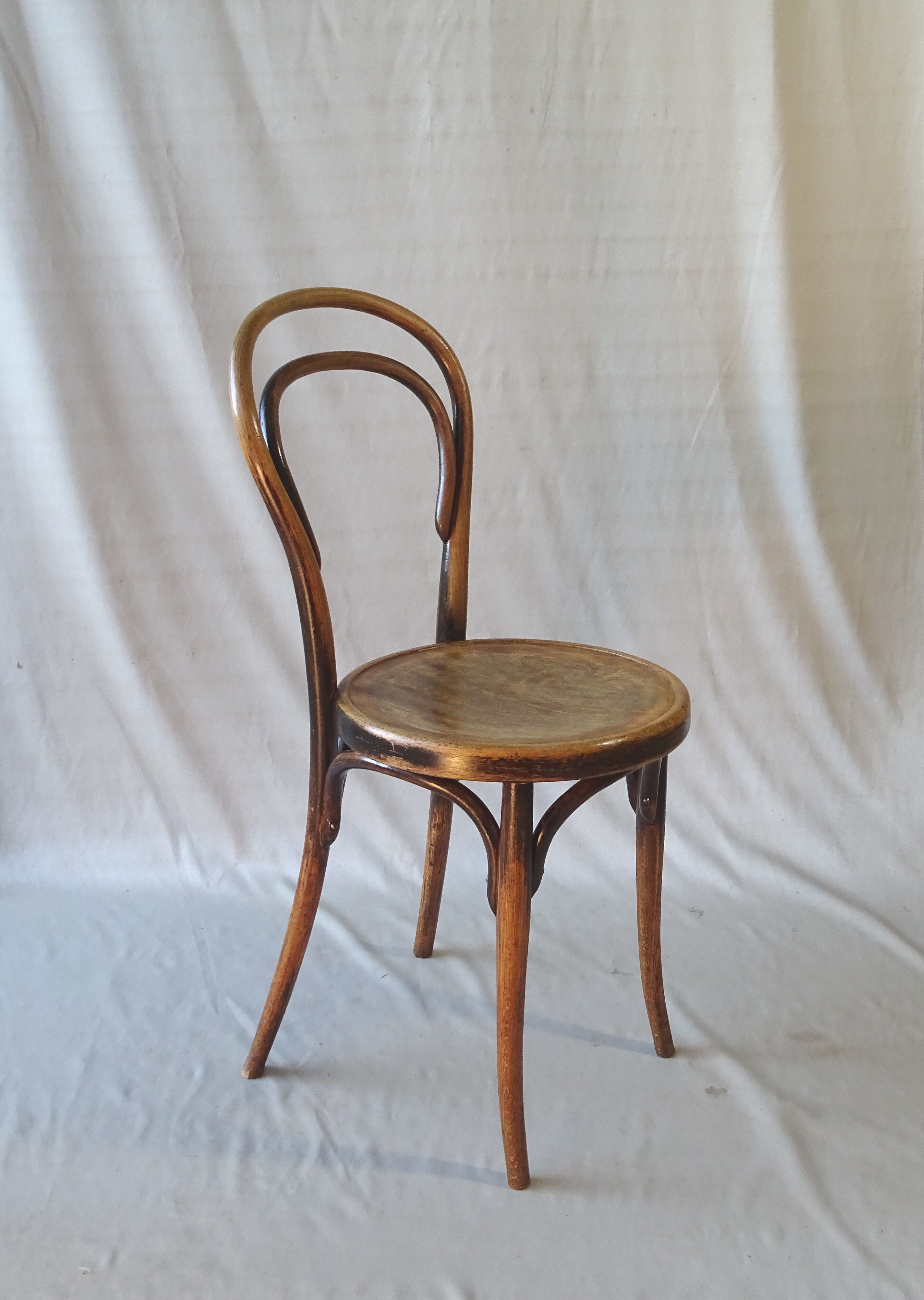 Paire de chaises bistrot par kohn n°14 1/2 vers 1900