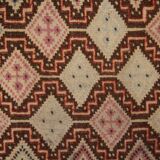 Antique afghan soumakh rug handmade oriental wool flat woven rug- 190x300cm
