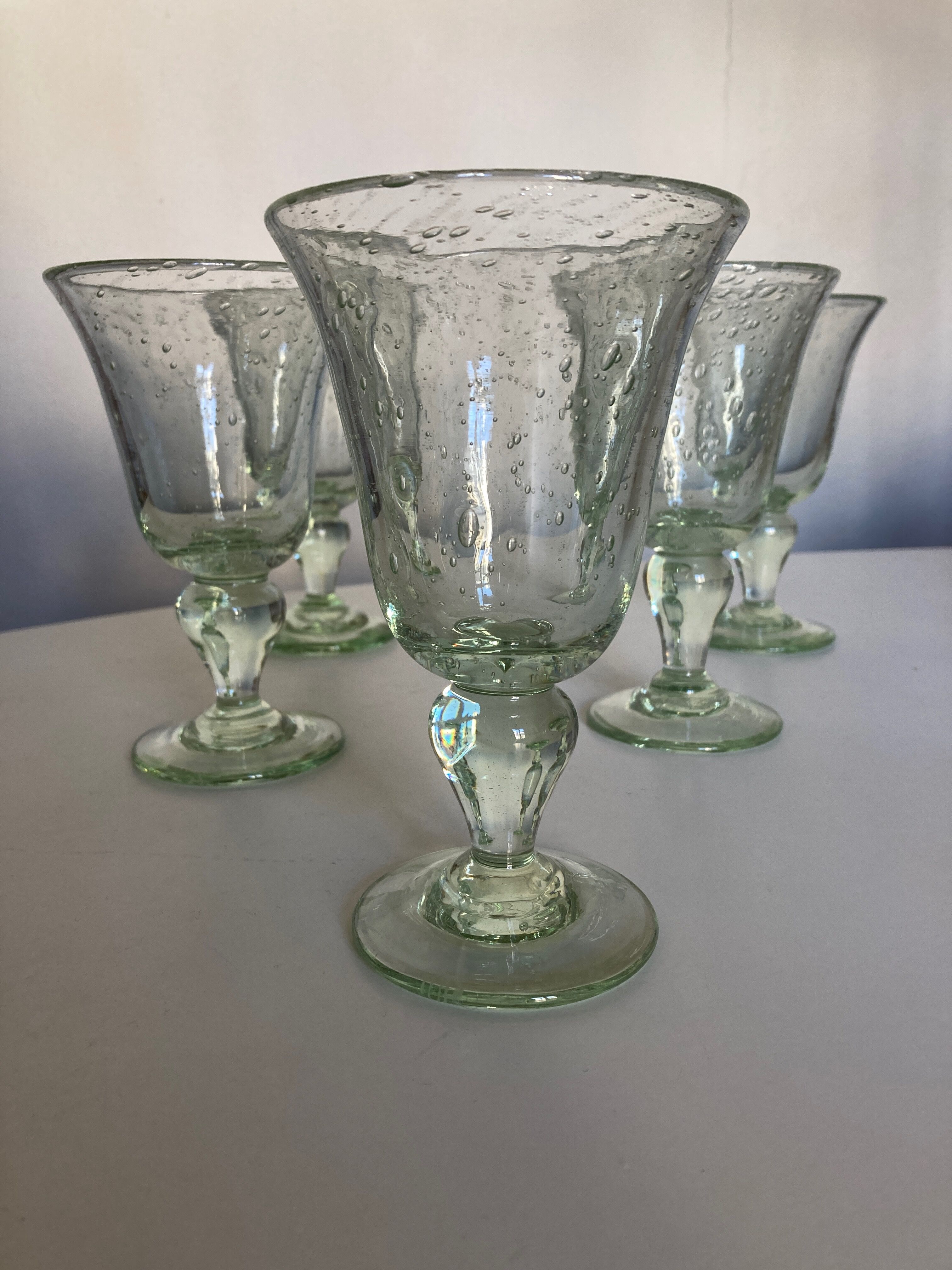 Set of 5 glasses Biot 1960