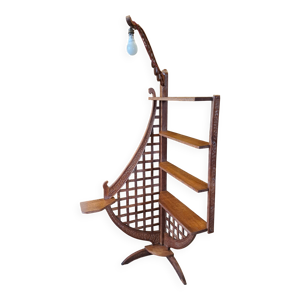 Etagere vintage lumineuse